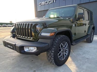 Usata Jeep Wrangler Unlimited Sahara 272 CV (200 kW) 2022 Verde SUV