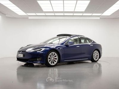 Usata Tesla Model S Performance 580 kW (789 CV) 2018 Blu Utilitaria