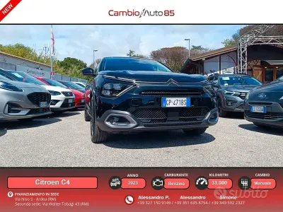 Usata Citroën C4 PureTech 131 CV (96 kW) 2023 Nero SUV