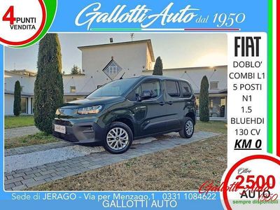 Usata Fiat Doblò 130 CV (95 kW) 2024 Verde Monovolume