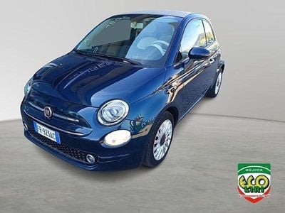 Usata Fiat 500C Lounge 95 CV (69 kW) 2018 Blu Cabrio