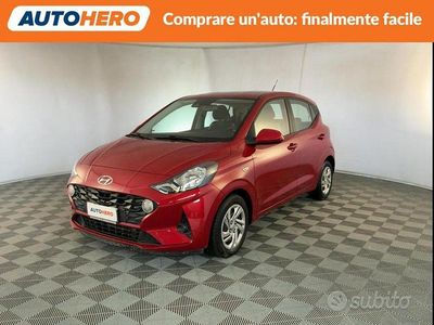 Usata Hyundai i10 Prime 67 CV (49 kW) 2022 Rosso Utilitaria