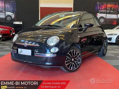 Usata Fiat 500 Lounge 69 CV (50 kW) 2015 Nero Berlina