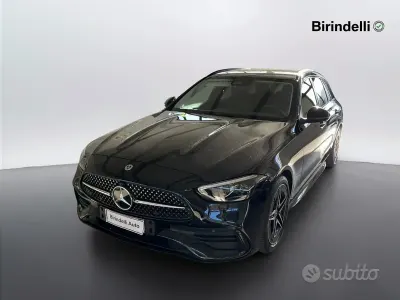 Usata Mercedes C220 Premium 200 CV (147 kW) 2022 Nero Station wagon