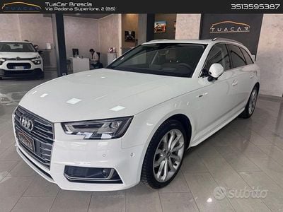 Usata Audi A4 S-Line 150 CV (110 kW) 2017 Bianco Station wagon