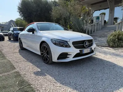 Usata Mercedes C200 Premium Plus 184 CV (135 kW) 2022 Bianco Cabrio