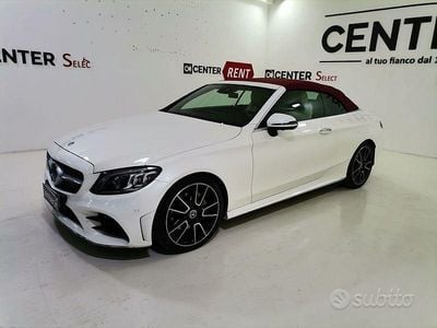 Usata Mercedes C200 Premium Plus 184 CV (135 kW) 2019 Bianco Cabrio