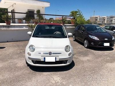 Usata Fiat 500C Lounge 69 CV (50 kW) 2012 Bianco Cabrio