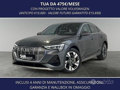 Usata Audi e-tron Sportback S-Line 264 kW (360 CV) 2021 Grigio SUV