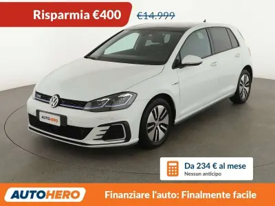 Usata VW Golf VII GTE 204 CV (150 kW) 2017 Bianco Berlina