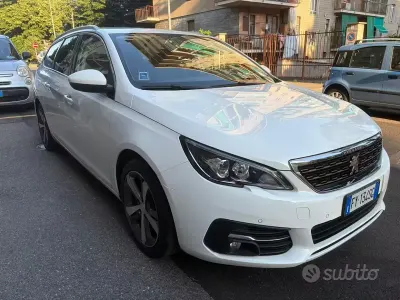 Usata Peugeot 308 SW GT-line 131 CV (96 kW) 2019 Bianco Station wagon