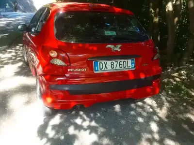 Usata Peugeot 206 60 CV (44 kW) 2009 Rosso Berlina