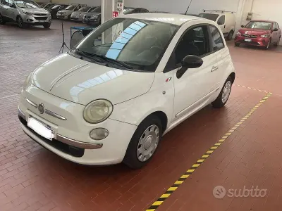 Usata Fiat 500 Pop 69 CV (50 kW) 2009 Bianco Cabrio