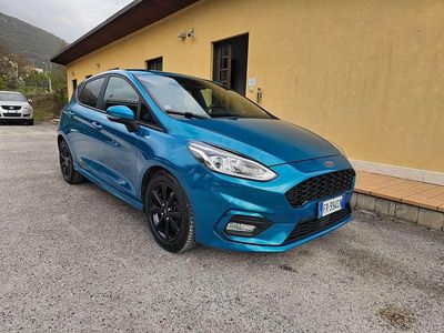 Usata Ford Fiesta ST-Line 86 CV (63 kW) 2018 Blu/azzurro Utilitaria