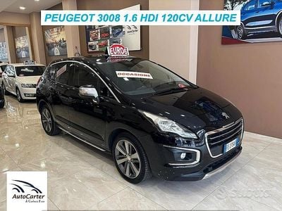 Usata Peugeot 3008 Allure 120 CV (88 kW) 2016 Nero Monovolume
