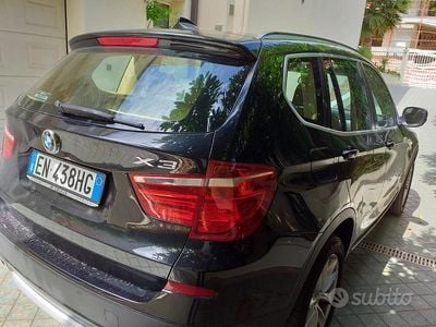 Usata BMW X3 143 CV (105 kW) 2012 Nero SUV