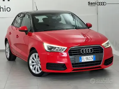 Usata Audi A1 Sportback Ambiente 90 CV (66 kW) 2017 Rosso Utilitaria
