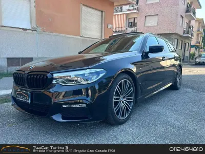 Usata BMW 530 M Sport 249 CV (183 kW) 2018 Blu/azzurro Station wagon