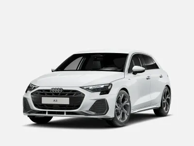 Nuova Audi A3 S-Line 150 CV (110 kW) 2026 Bianco ghiaccio metallizzato