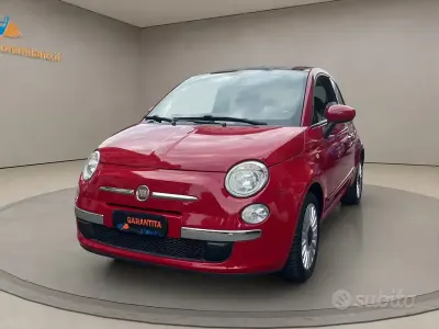 Usata Fiat 500 69 CV (50 kW) 2009 Rosso Cabrio