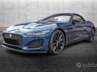 Usata Jaguar F-Type R-Dynamic 300 CV (220 kW) 2021 Blu/azzurro Cabrio