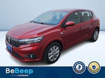 Usata Dacia Sandero Comfort 101 CV (74 kW) 2021 Rosso metallizzato Berlina