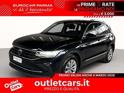 Usata VW Tiguan Life 150 CV (110 kW) 2022 Nero SUV