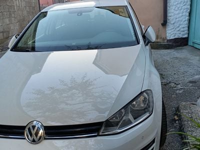 Usata VW Golf VII 110 CV (80 kW) 2013 Bianco Berlina