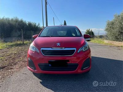 Usata Peugeot 108 Access 69 CV (50 kW) 2015 Rosso Utilitaria