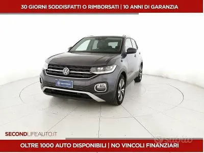 Usata VW T-Cross Advance 110 CV (80 kW) 2023 Grigio SUV