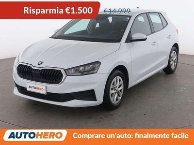 Usata Skoda Fabia Ambition 95 CV (69 kW) 2022 Bianco Utilitaria