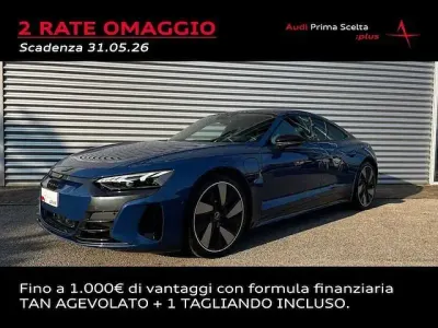 Usata Audi e-tron GT quattro Ambiente 350 kW (476 CV) 2022 Blu ascari metallizzato Berlina