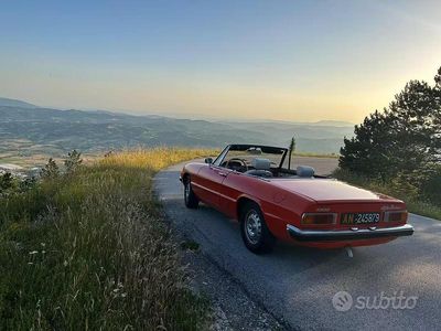 Usata Alfa Romeo Spider 1970 Rosso Cabrio