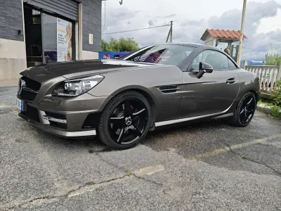 Usata Mercedes SLK250 Premium 204 CV (150 kW) 2013 Nero Cabrio