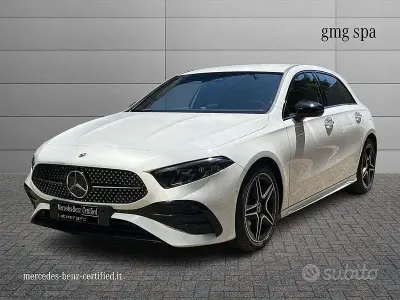 Nuova Mercedes A180 AMG line 116 CV (85 kW) 2026 Bianco Berlina