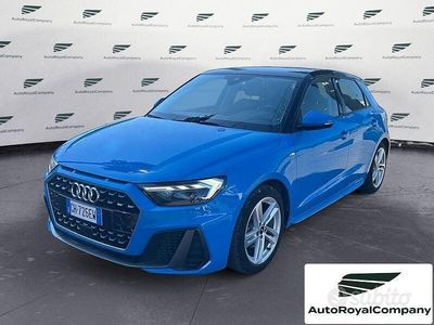 Usata Audi A1 Sportback S-Line 110 CV (80 kW) 2022 Blu Utilitaria