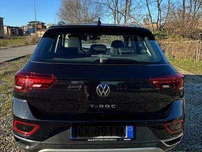 Usata VW T-Roc Style 110 CV (80 kW) 2022 Nero SUV