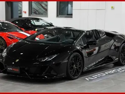 Usata Lamborghini Huracán 639 CV (469 kW) 2022 Nero Cabrio