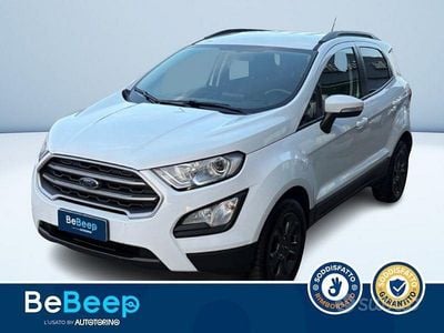 Usata Ford Ecosport Titanium S 100 CV (73 kW) 2018 Bianco pastello SUV