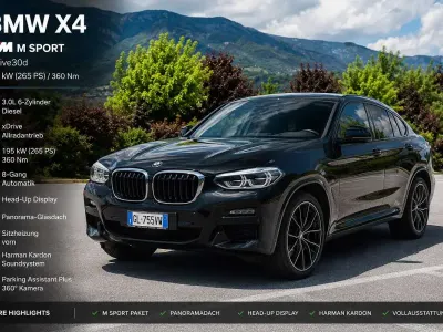 Usata BMW X4 M Sport 265 CV (194 kW) 2020 Nero SUV