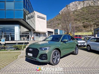 Begagnad Audi Q5 Sportback S-Line 204 HK (150 kW) 2022 Grön SUV
