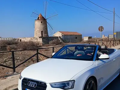 Usata Audi A5 Cabriolet 2014 Bianco Cabrio