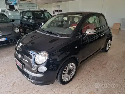 Usata Fiat 500 Lounge 69 CV (50 kW) 2009 Nero Cabrio