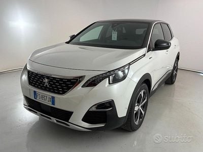 Usata Peugeot 3008 GT-line 131 CV (96 kW) 2018 Bianco SUV