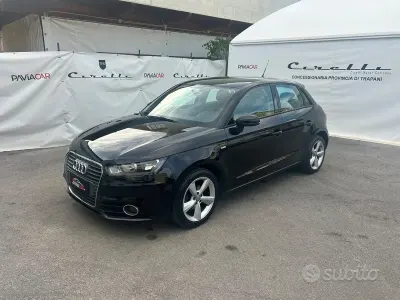 Usata Audi A1 S-Line 90 CV (66 kW) 2014 Nero Utilitaria