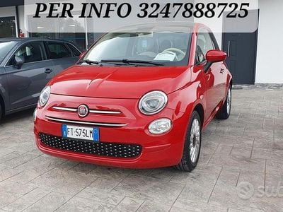 Usata Fiat 500 Lounge 69 CV (50 kW) 2018 Rosso Utilitaria