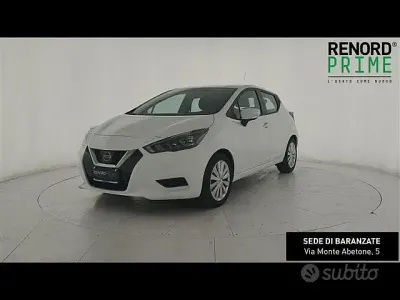 Usata Nissan Micra Acenta 92 CV (67 kW) 2023 Bianco Utilitaria