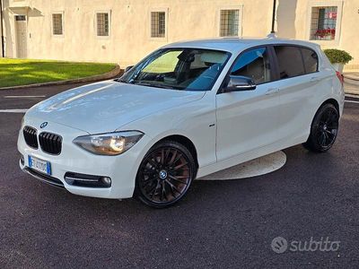Usata BMW 118 Sport Line 143 CV (105 kW) 2013 Bianco Utilitaria