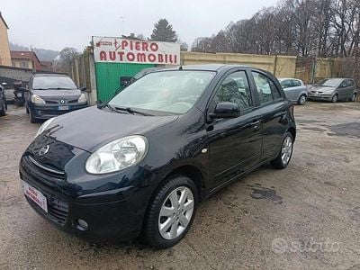 Usata Nissan Micra Acenta 80 CV (58 kW) 2012 Nero Utilitaria