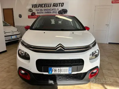 Usata Citroën C3 75 CV (55 kW) 2017 Bianco Berlina